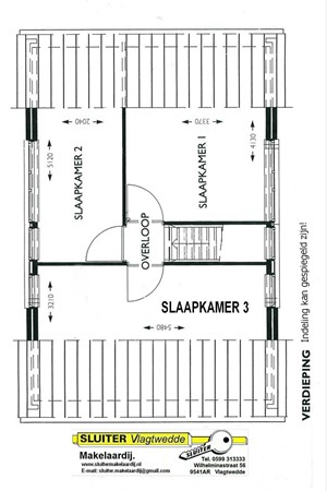 Floorplan - Heuvelweg 33, 9541 XS Vlagtwedde